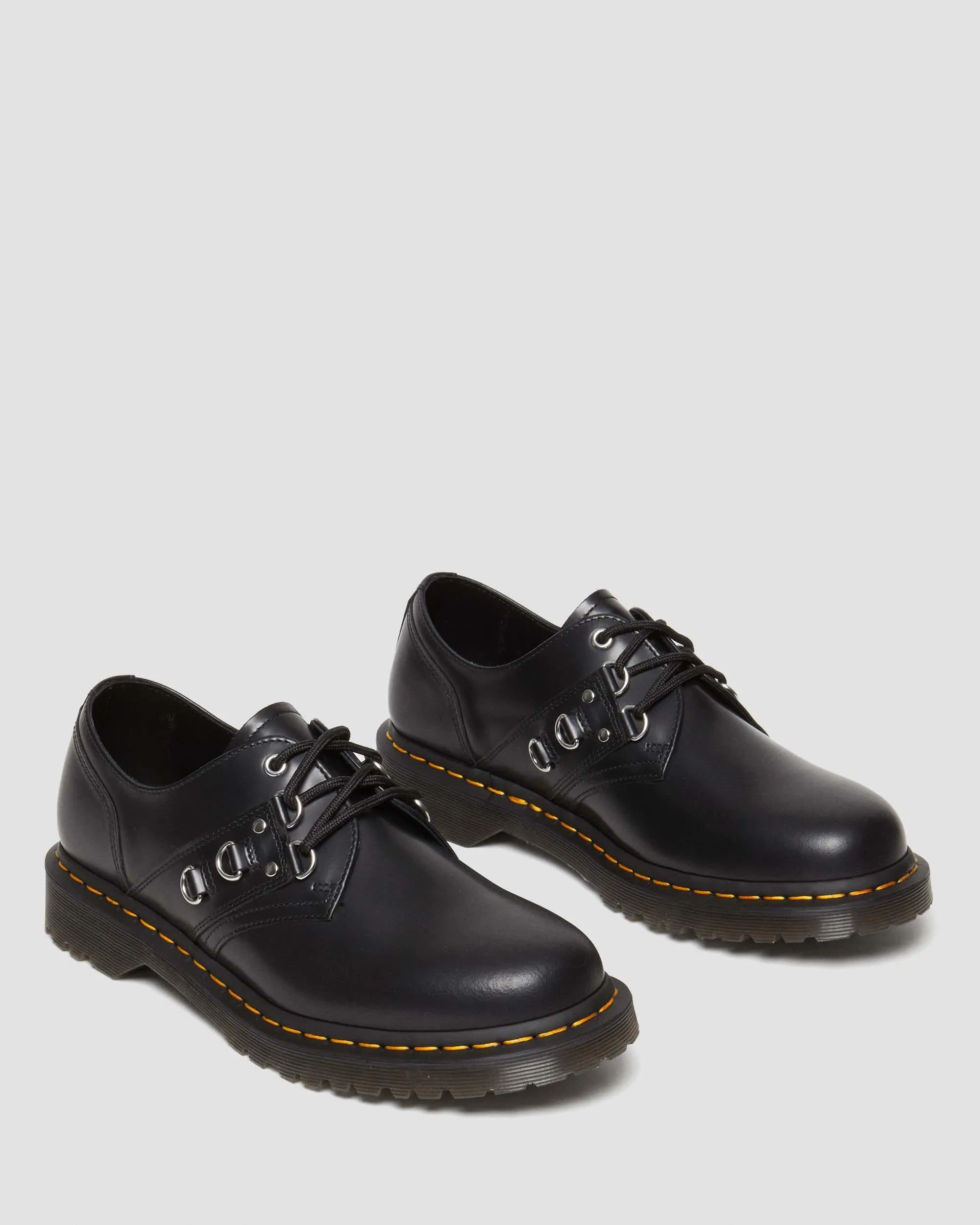 1461 HARDWARE POLISHED SMOOTH LEATHER SHOES