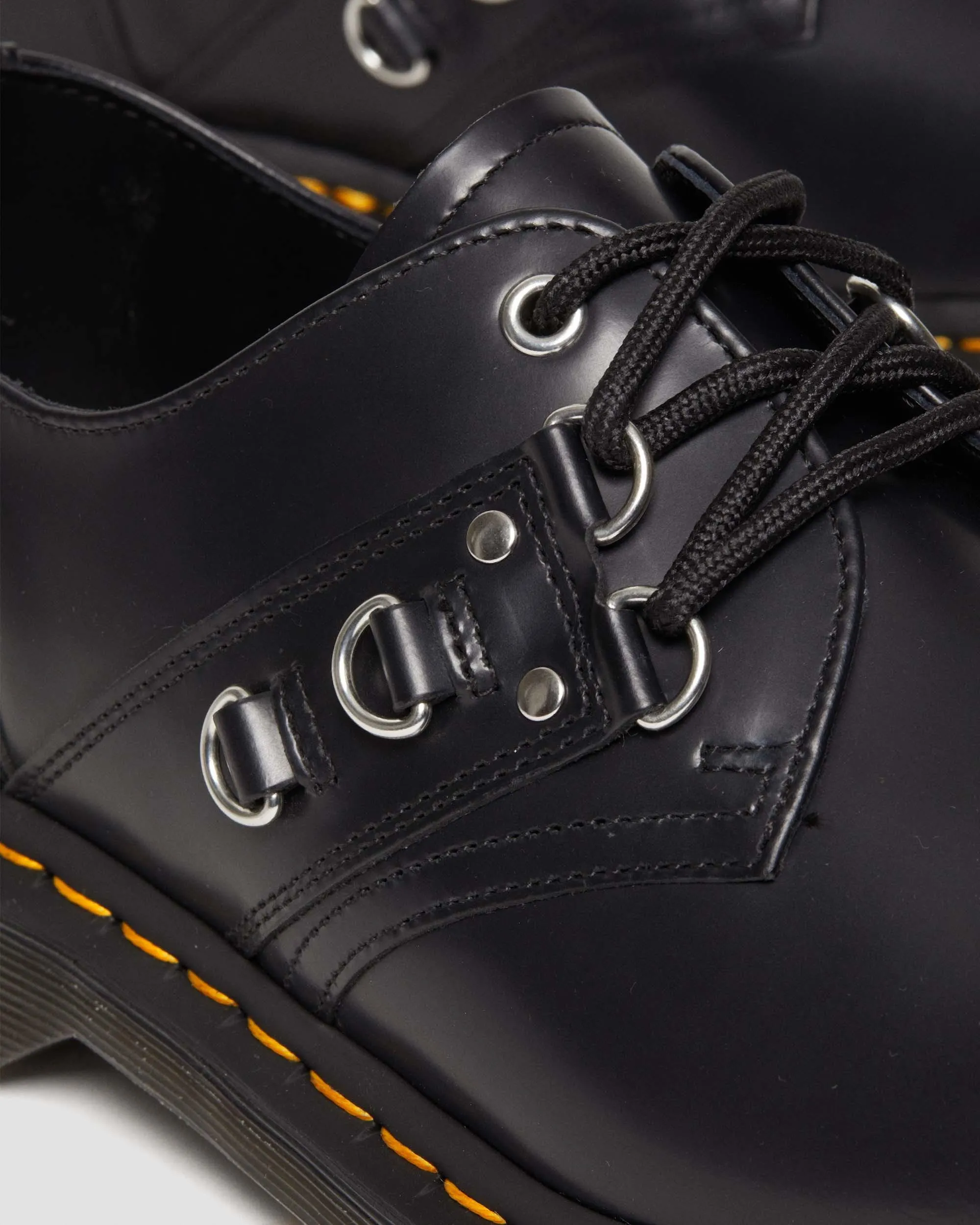 1461 HARDWARE POLISHED SMOOTH LEATHER SHOES