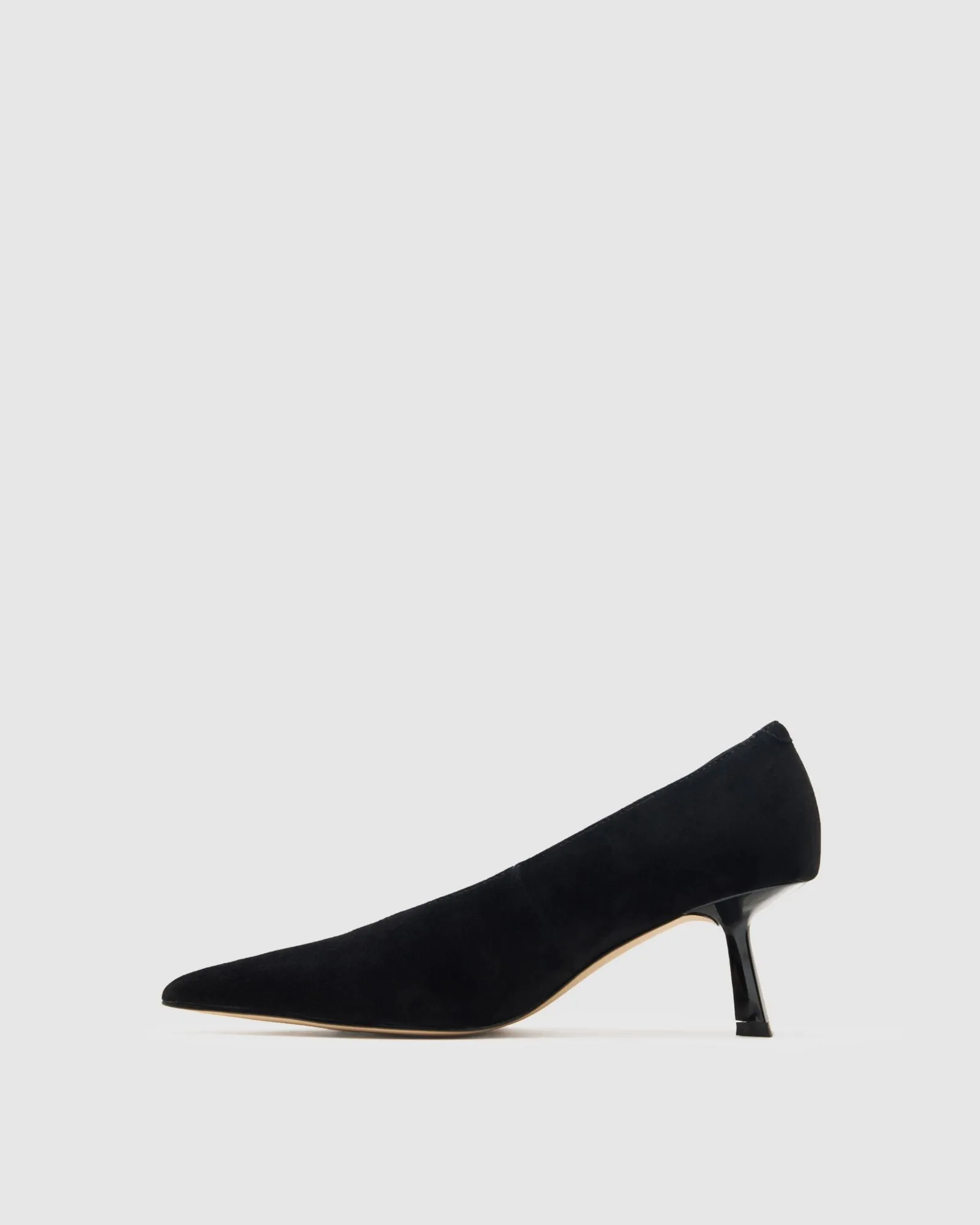 Aria Suede Point Toe Heel