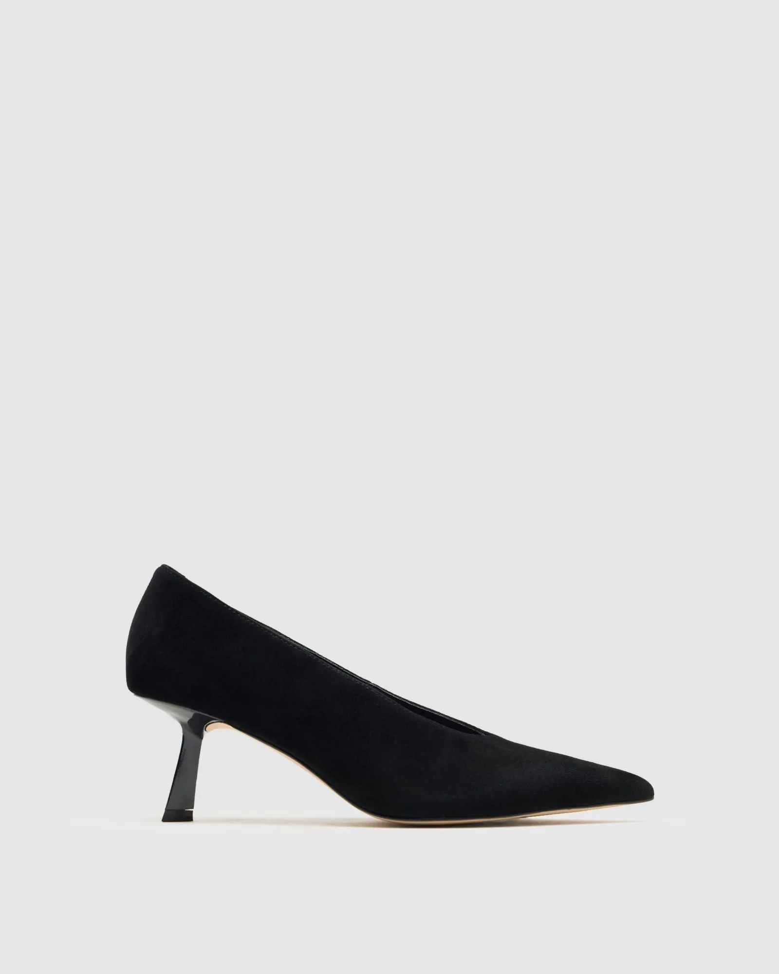 Aria Suede Point Toe Heel
