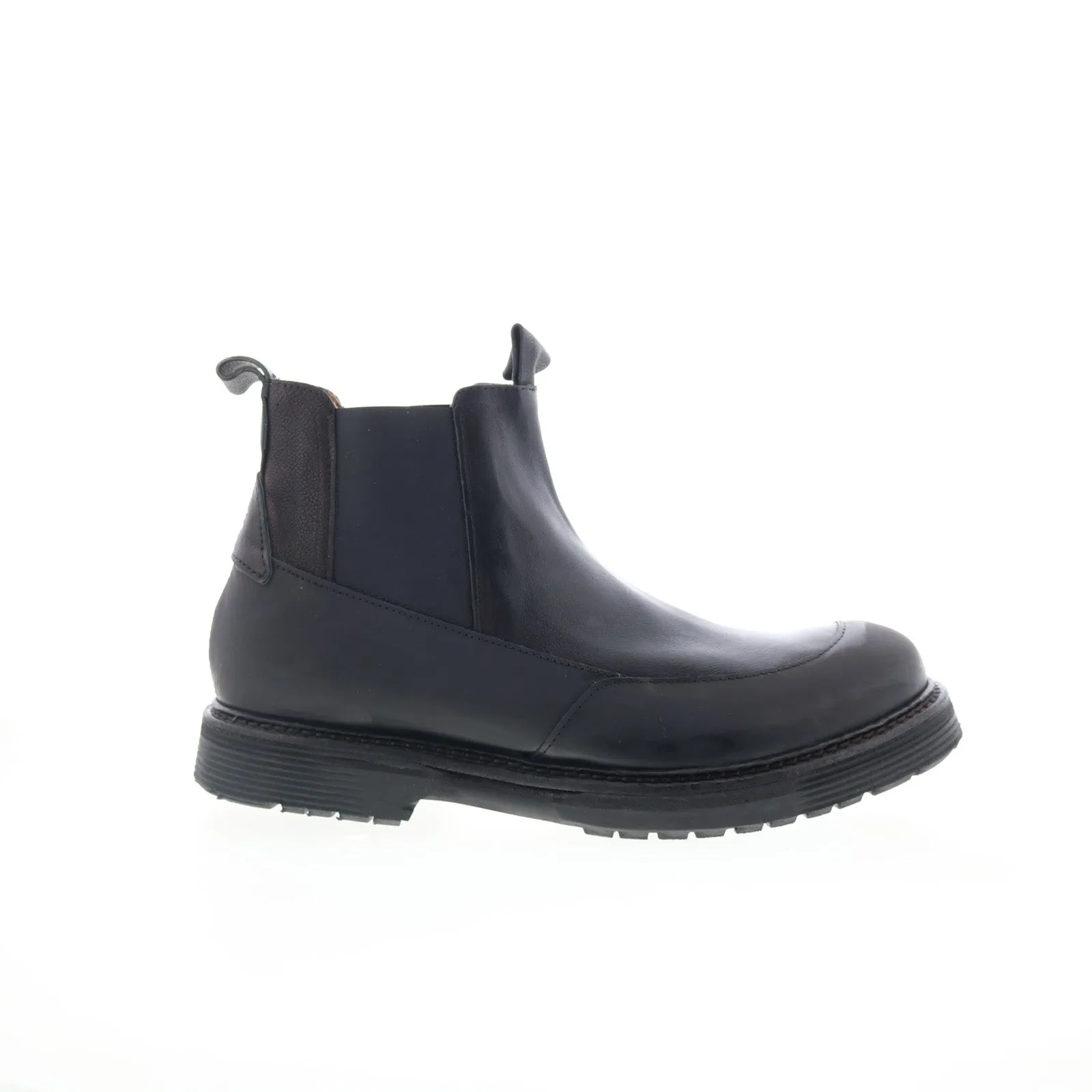 A.S. 98 Ronny Mens Black Synthetic Slip On Chelsea Boots
