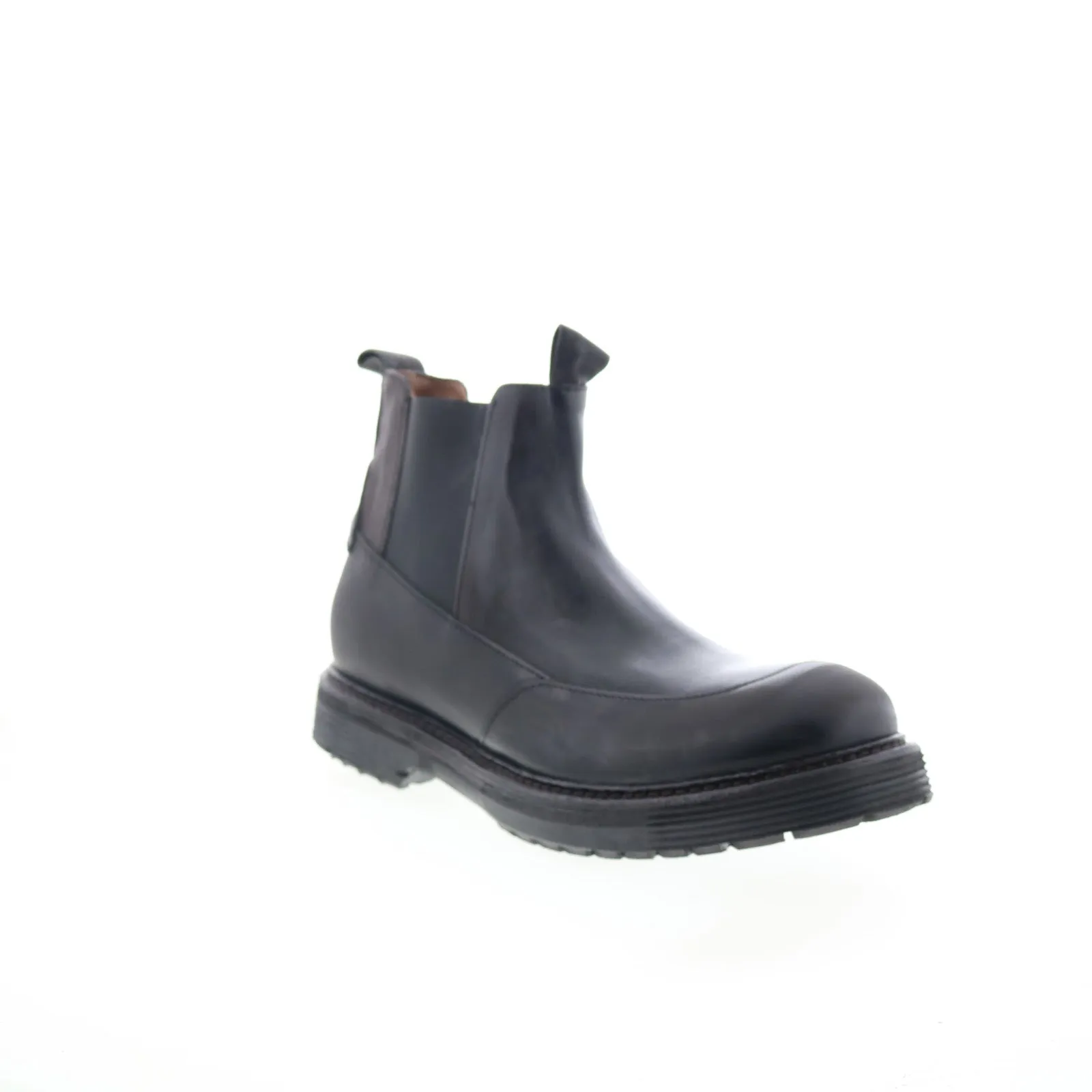 A.S. 98 Ronny Mens Black Synthetic Slip On Chelsea Boots