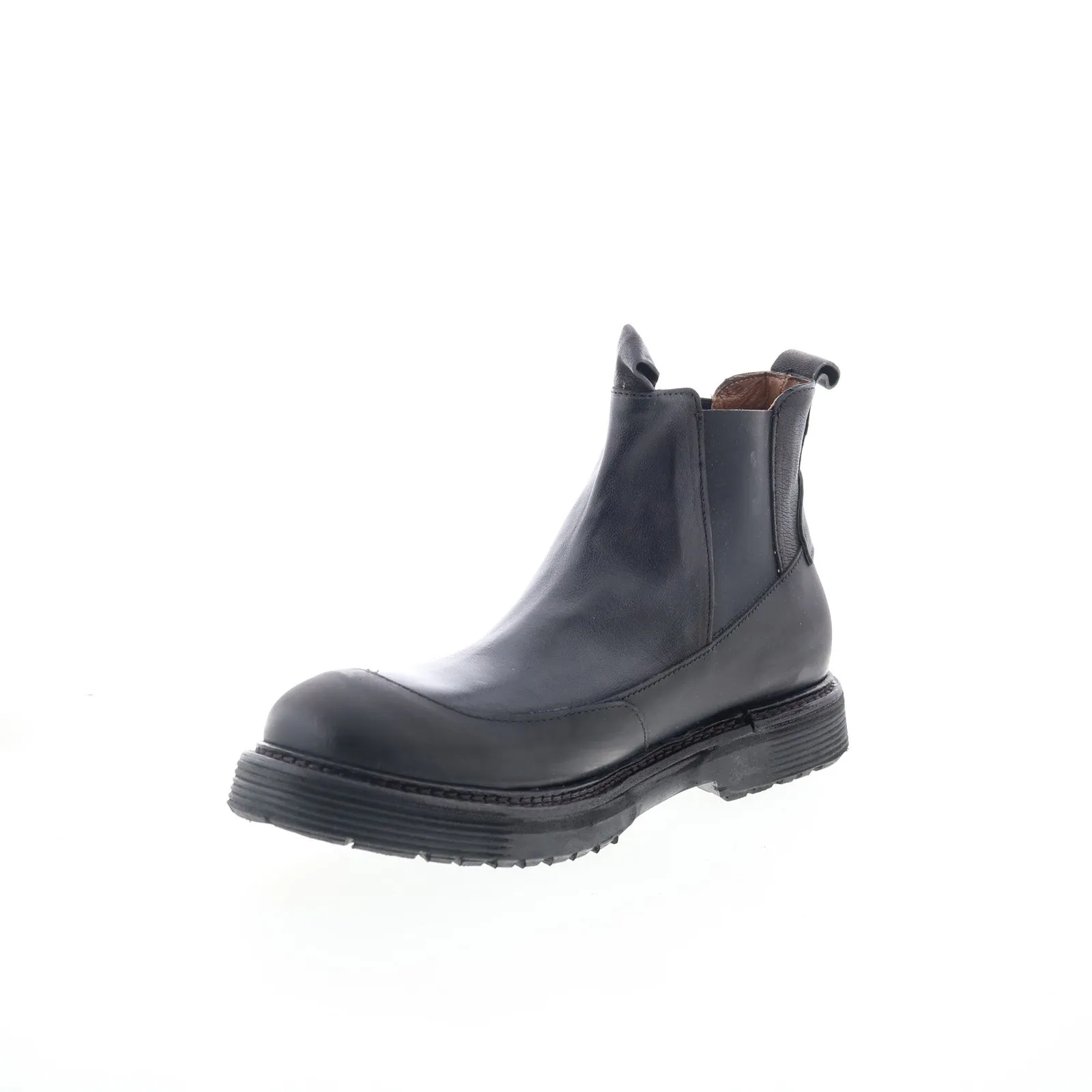 A.S. 98 Ronny Mens Black Synthetic Slip On Chelsea Boots