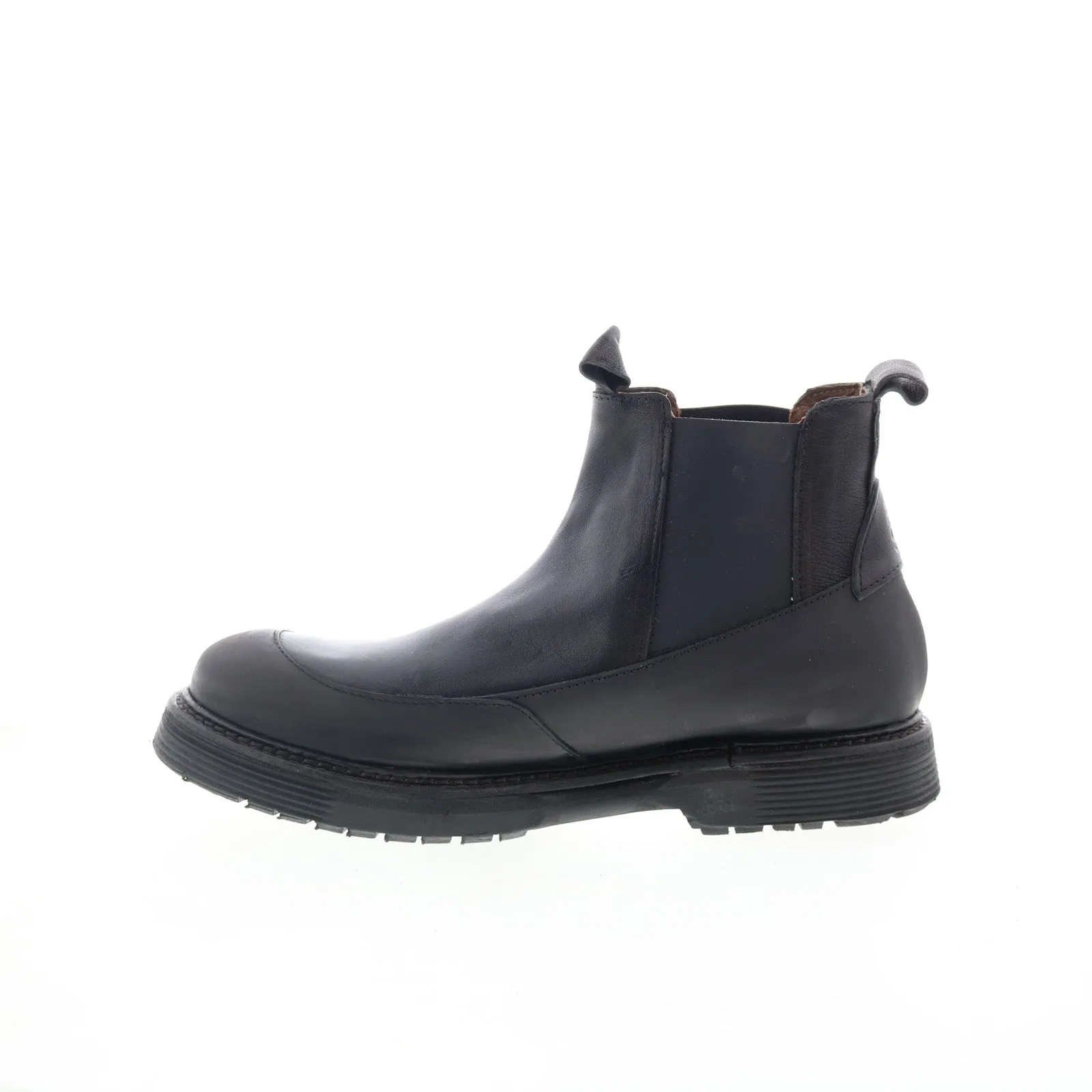 A.S. 98 Ronny Mens Black Synthetic Slip On Chelsea Boots