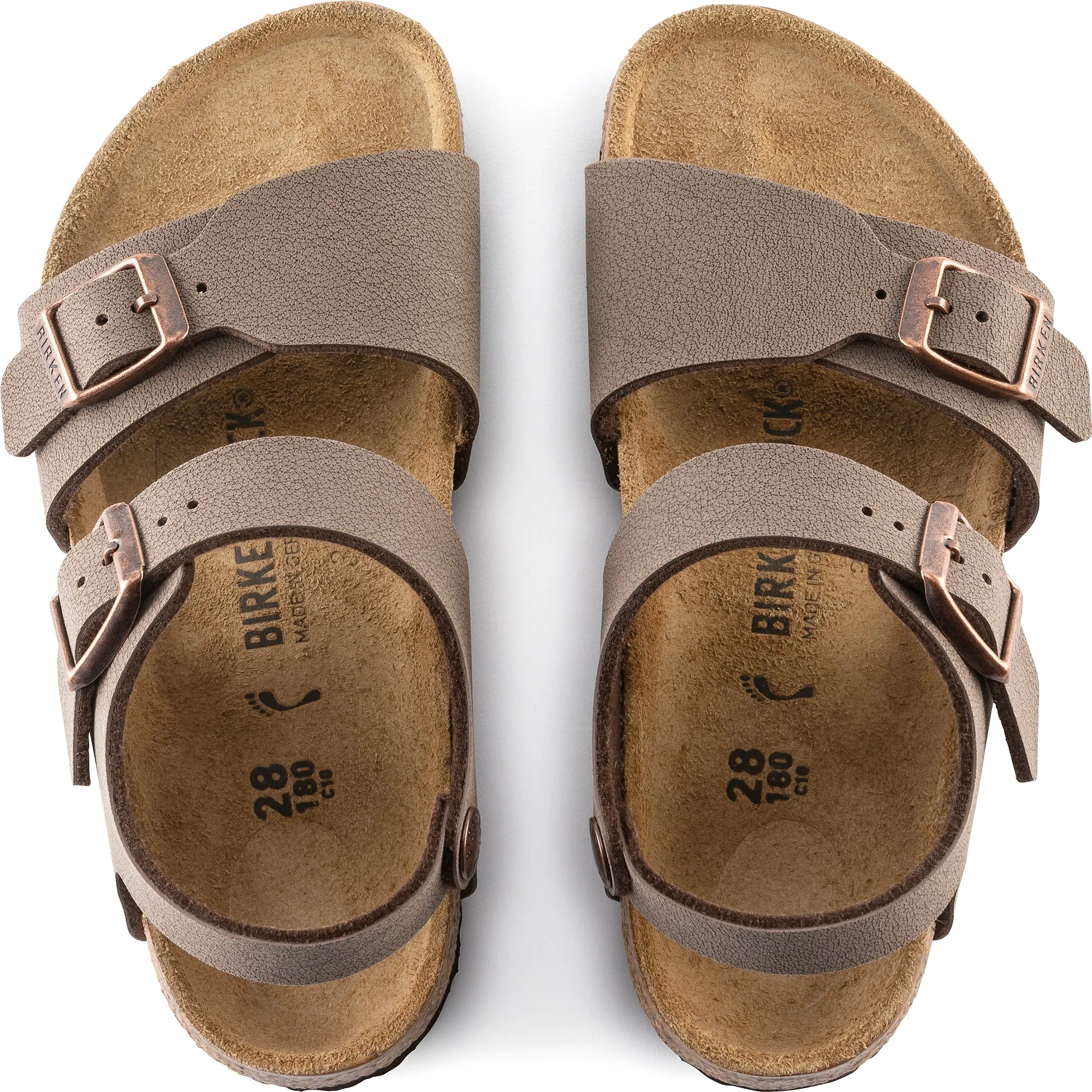 Birkenstock Unisex Mocca Milano Sandals