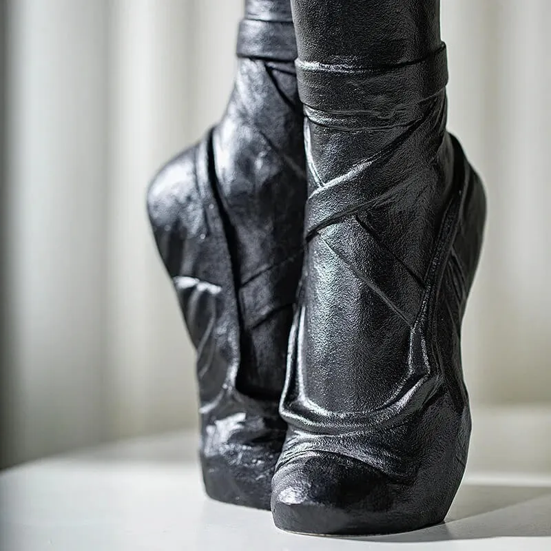 Ceramic Pointe Shoes Vase