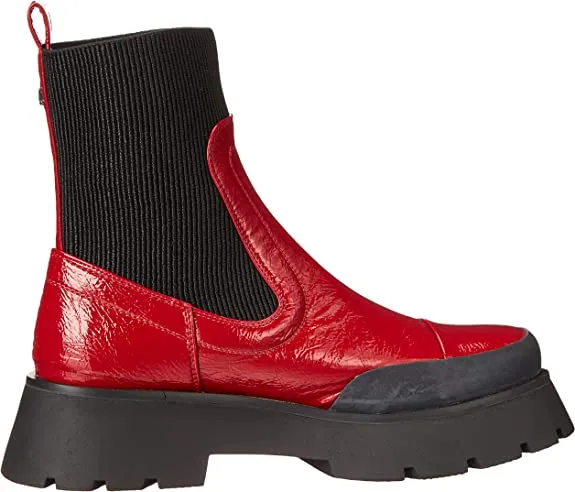 Circus by Sam Edelman Larissa Plum Rounded Toe Pull On Chunky Heel Ankle Boots