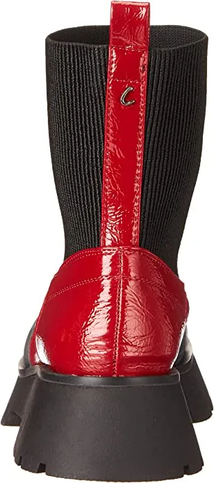 Circus by Sam Edelman Larissa Plum Rounded Toe Pull On Chunky Heel Ankle Boots