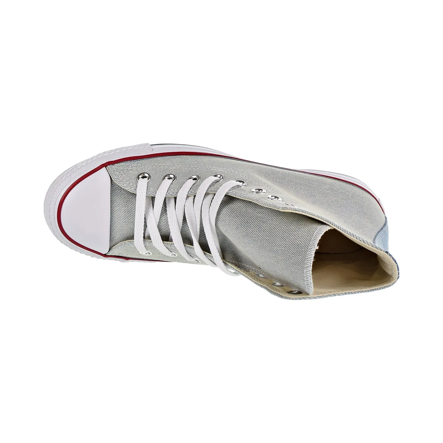 Converse Chuck Taylor All Star Hi Unisex Shoes Light Blue/White/Brown