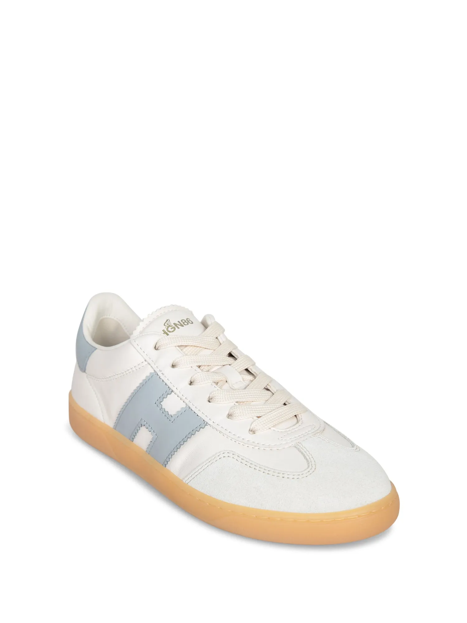 Cool White and Blue Sneakers