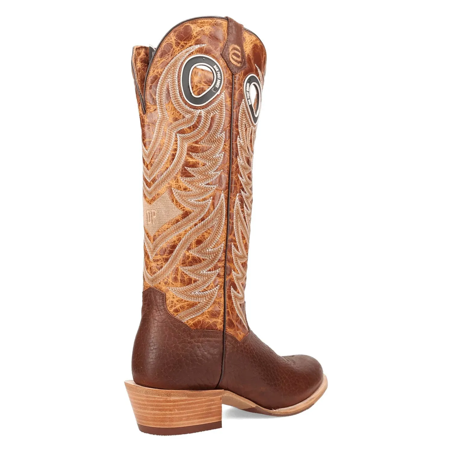 Dan Post Mens Ranked Brown/Tan Leather Cowboy Boots