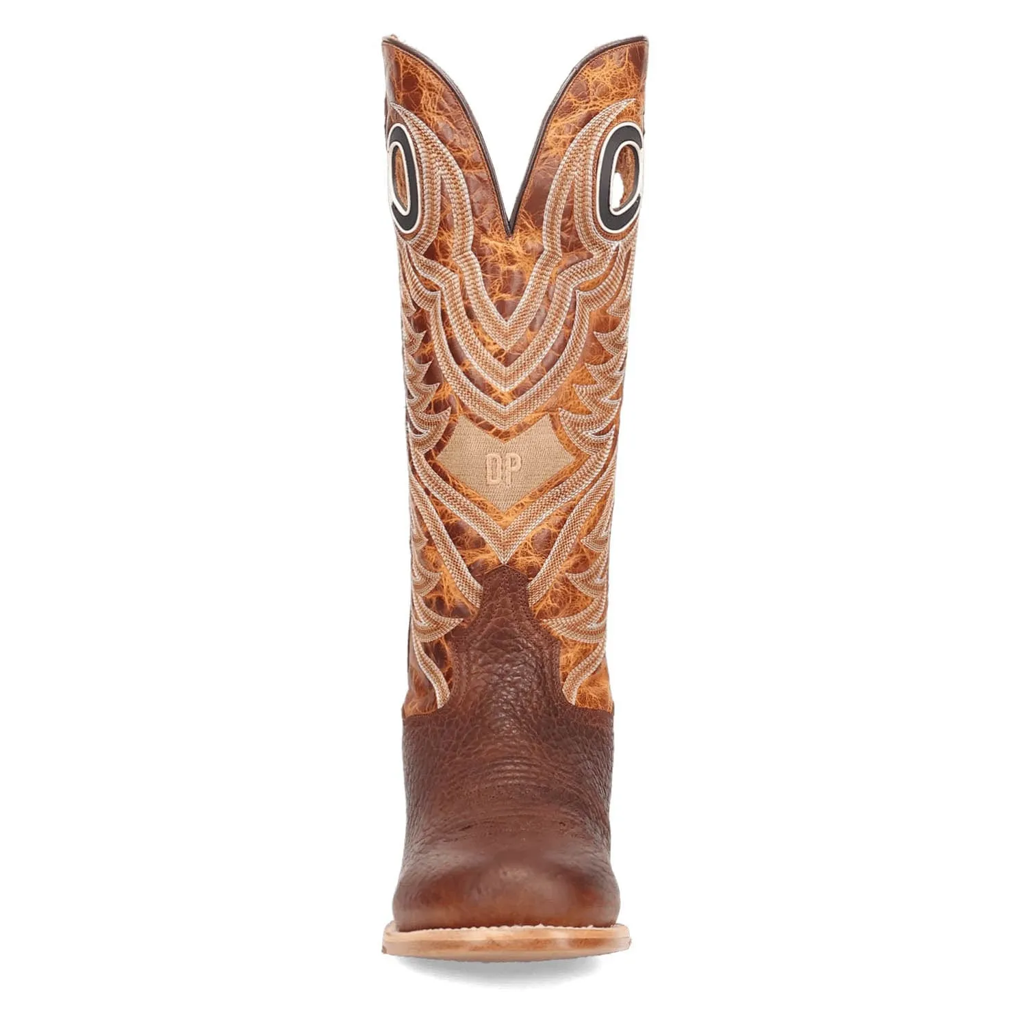 Dan Post Mens Ranked Brown/Tan Leather Cowboy Boots