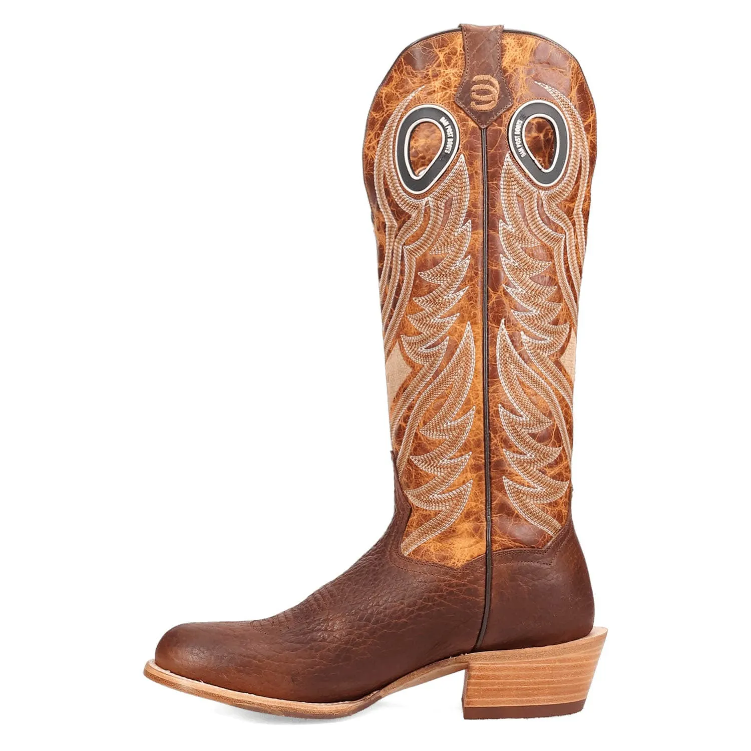 Dan Post Mens Ranked Brown/Tan Leather Cowboy Boots