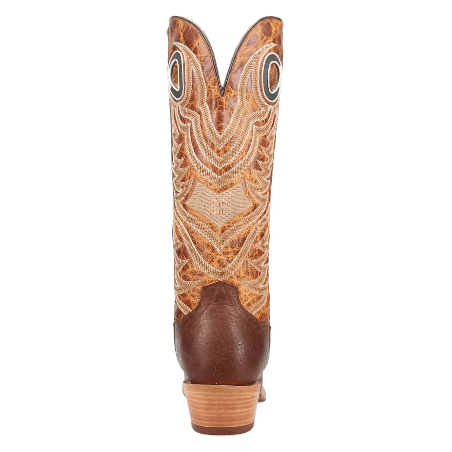Dan Post Mens Ranked Brown/Tan Leather Cowboy Boots