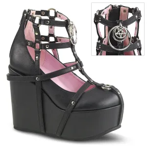 DemoniaCult Poison 25-1 Womens Platform Ankle Length Boots