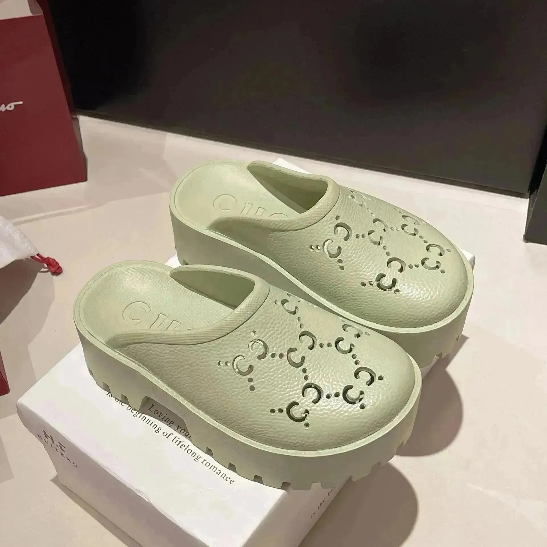 Double G Cross EVA Hole Sandals