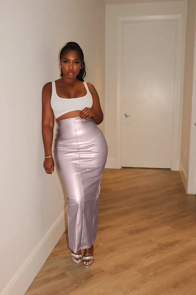 ‘Elixirs’ Metallic Skirt