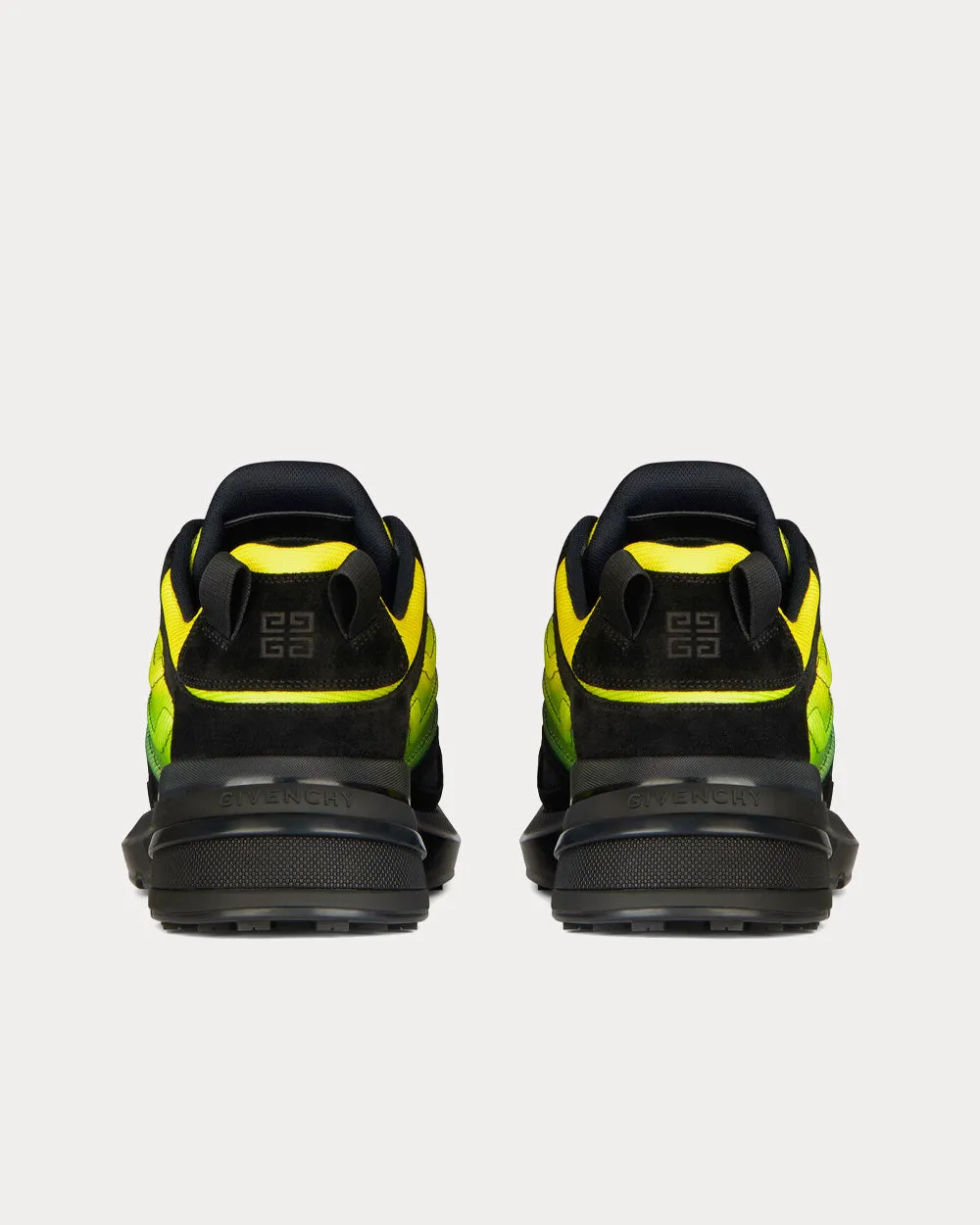 GIV 1 Light Mesh & Suede Black / Gradient Yellow Low Top Sneakers