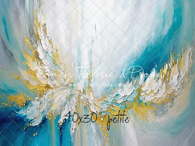Golden Aquamarine Paint Melt - Petite