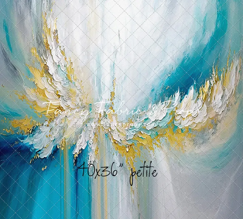 Golden Aquamarine Paint Melt - Petite
