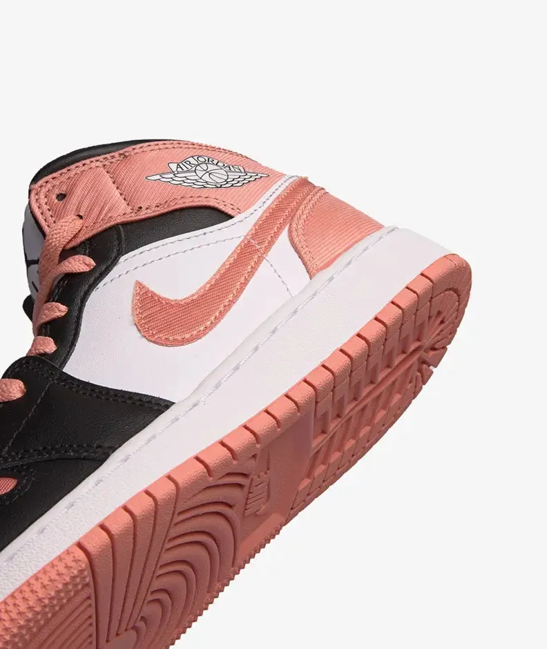 Jordan 1 Mid 'Light Madder Root' (GS)