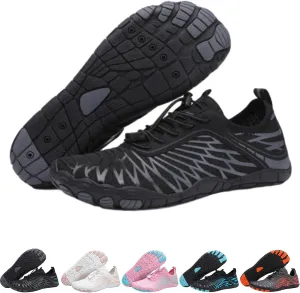 Kizu Footwear Barefoot Shoes, Grounded Hike Barefoot Footwear Women Men, Waterproof Wide Toe Box Slip On Water Shoes