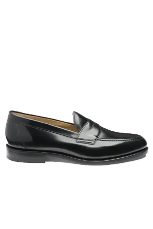 Loake Imperial Polished Penny Loafer Black
