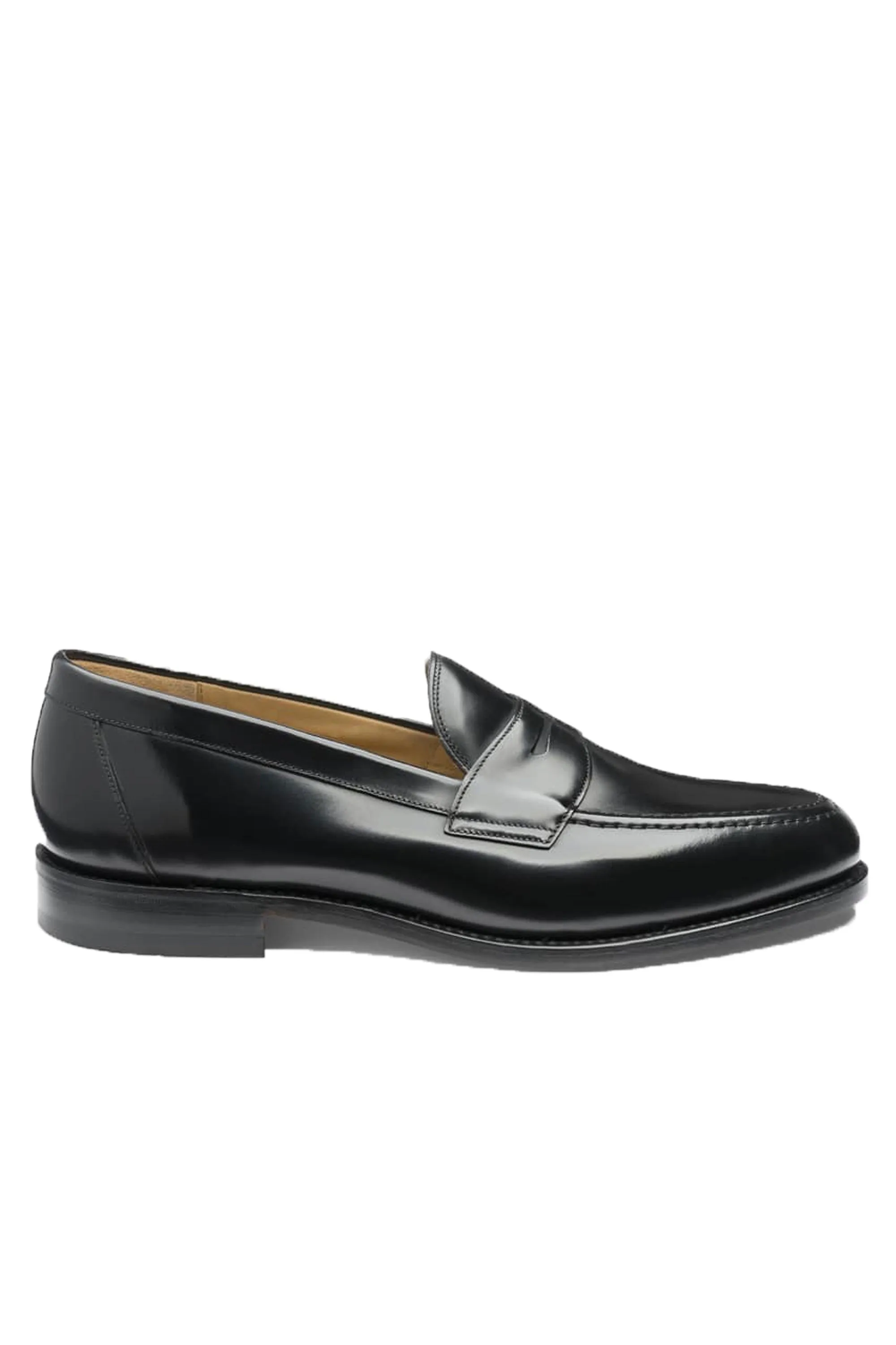 Loake Imperial Polished Penny Loafer Black