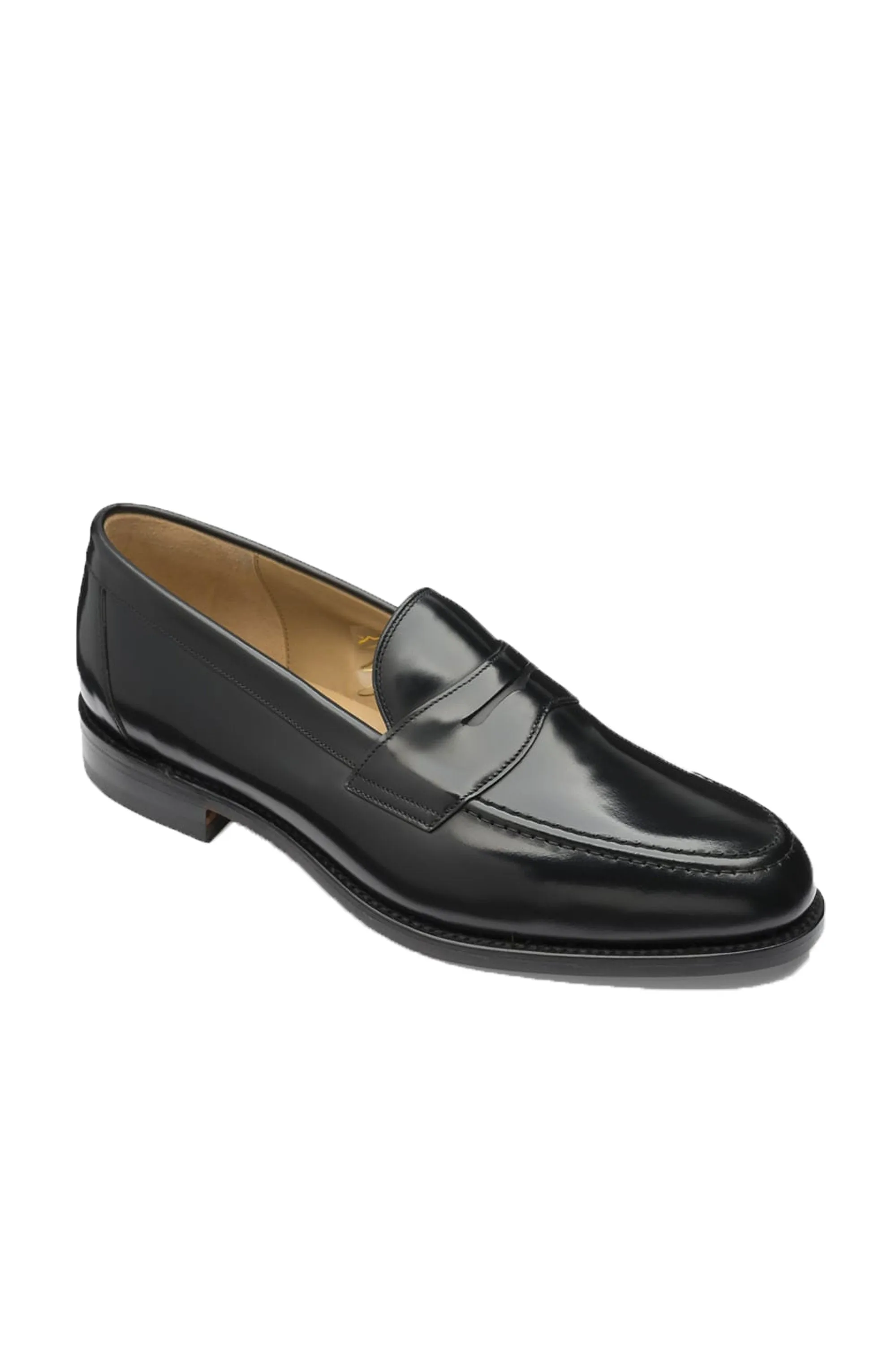 Loake Imperial Polished Penny Loafer Black
