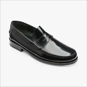 Loake Princeton Black Polished Leather Shoe@