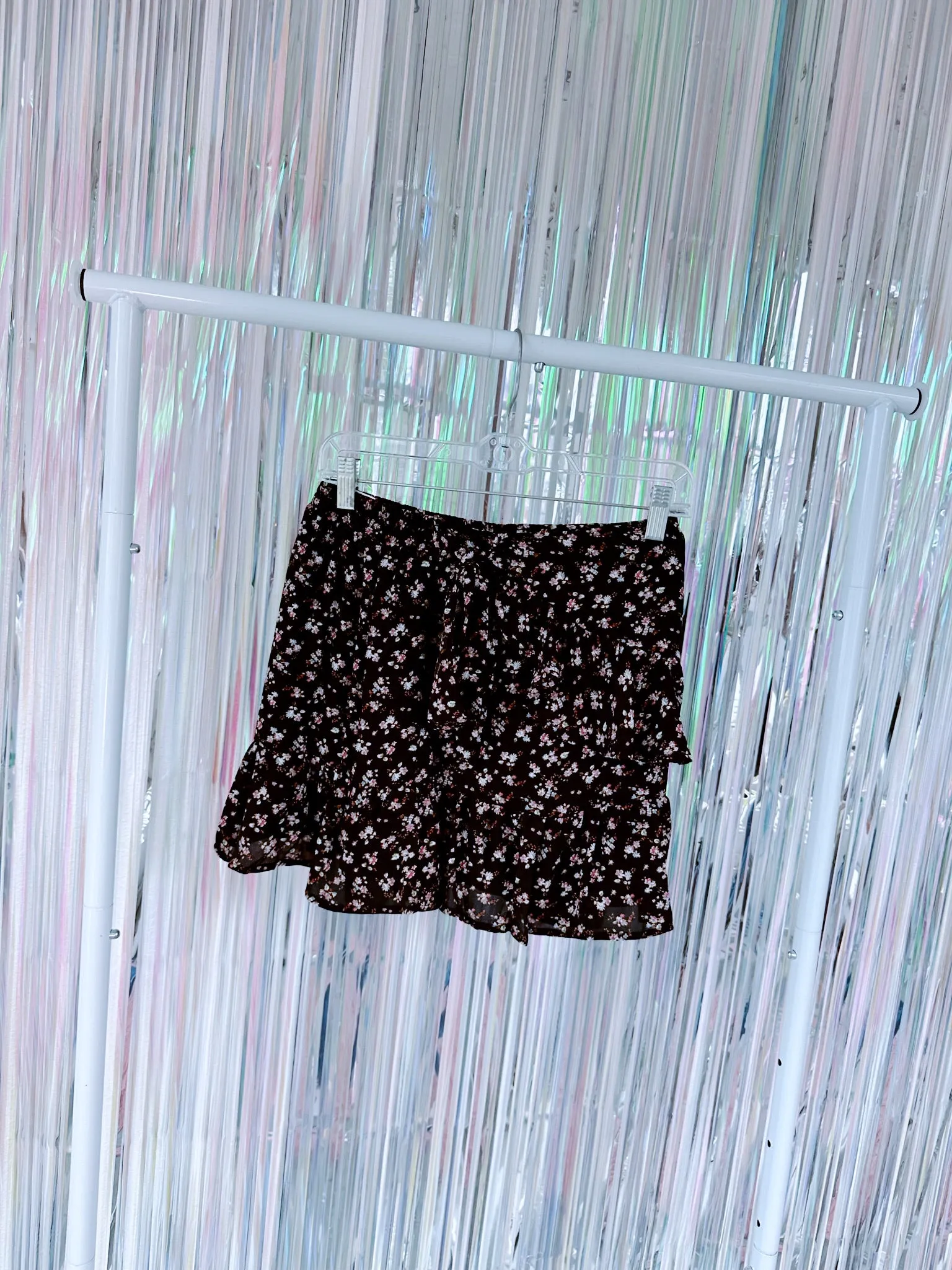 Lorenzo Side Tie Mini Skirt