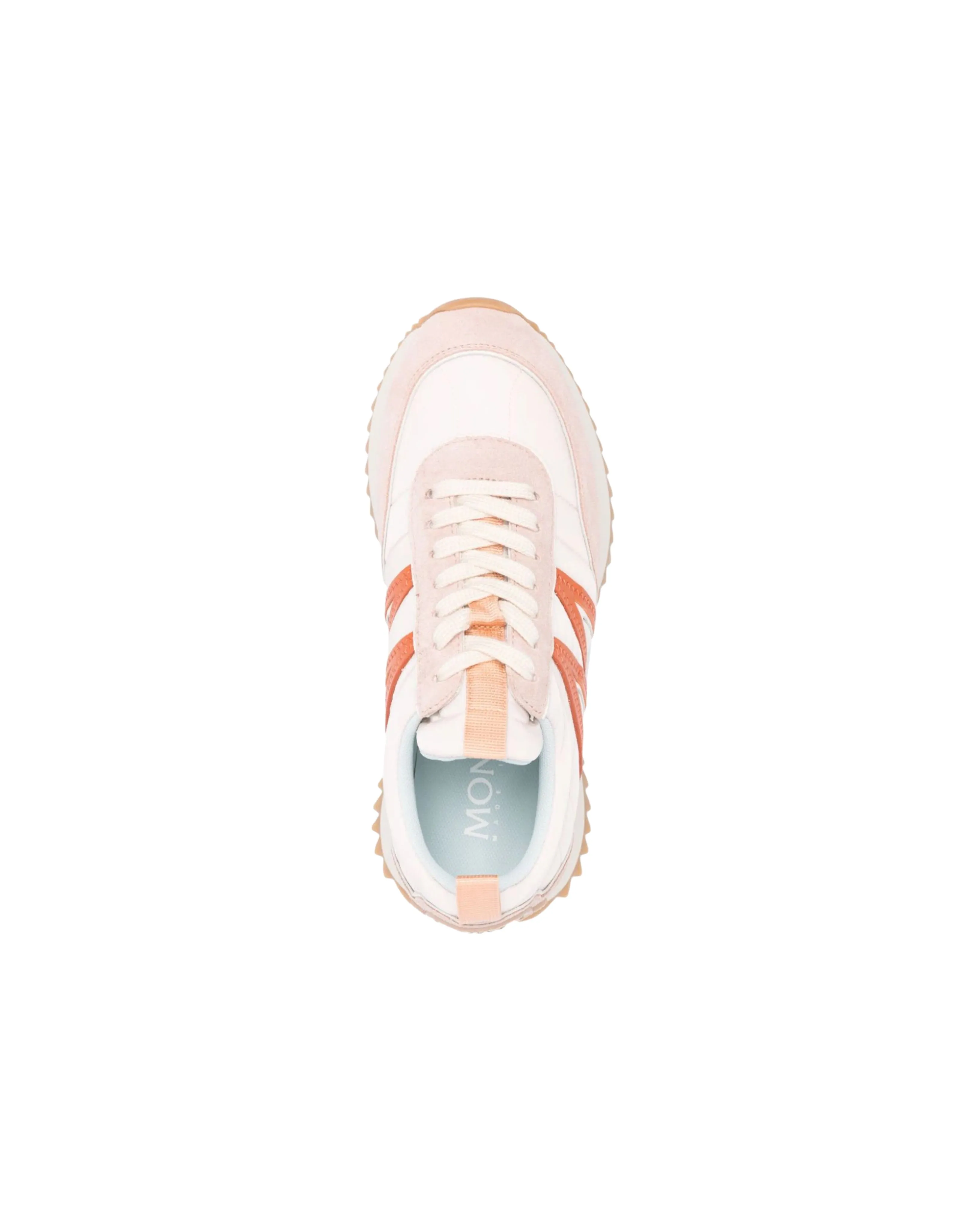 MONCLER PACEY LOW TOP SNEAKERS LIGHT PINK