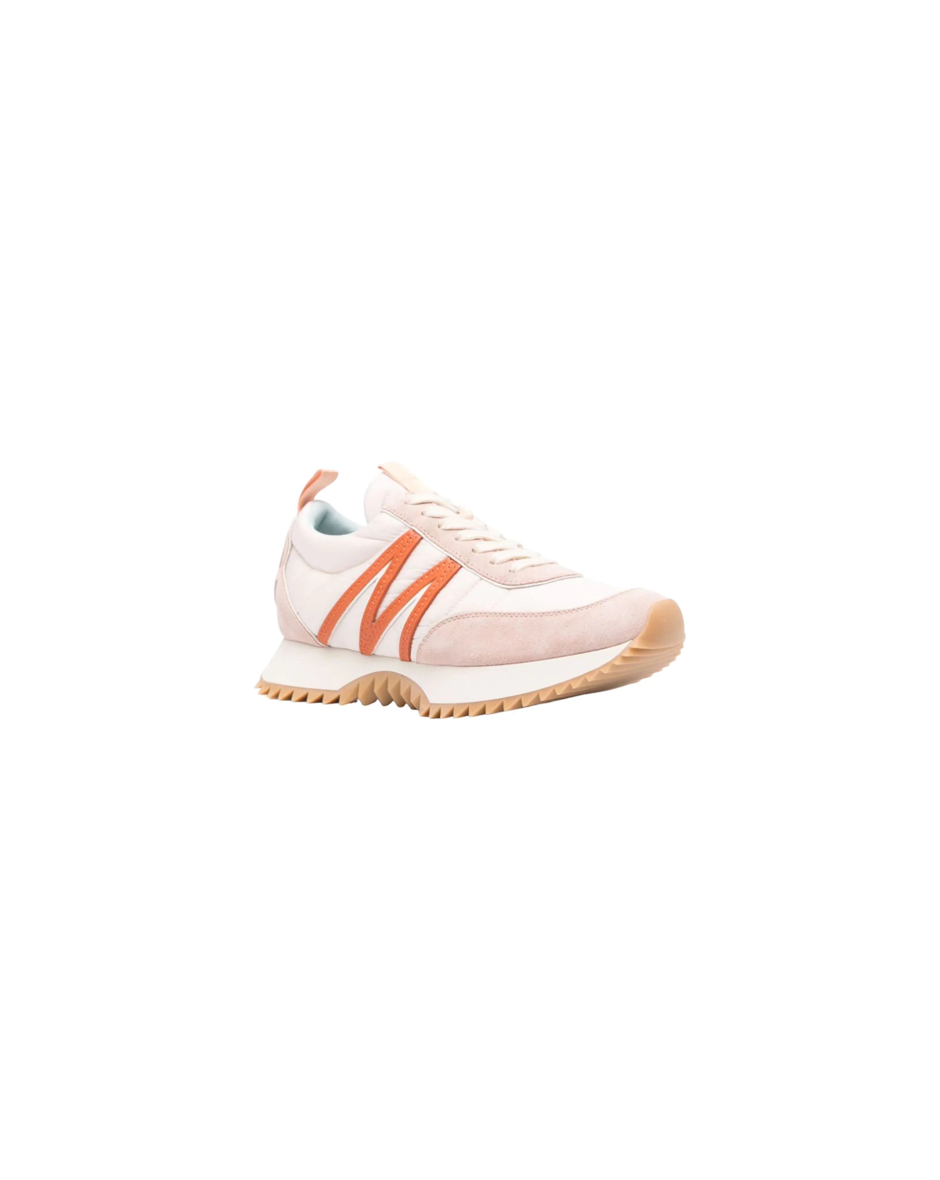 MONCLER PACEY LOW TOP SNEAKERS LIGHT PINK