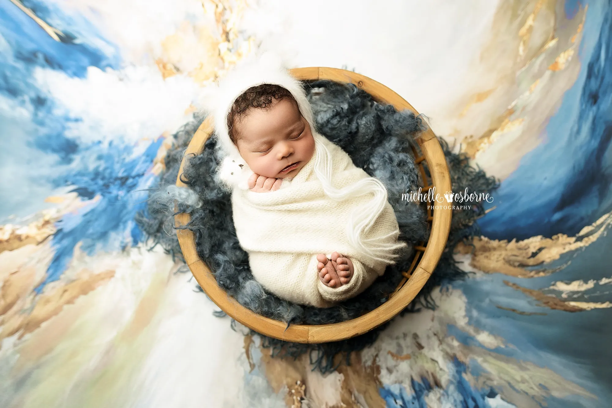 Navy Marble - Petite