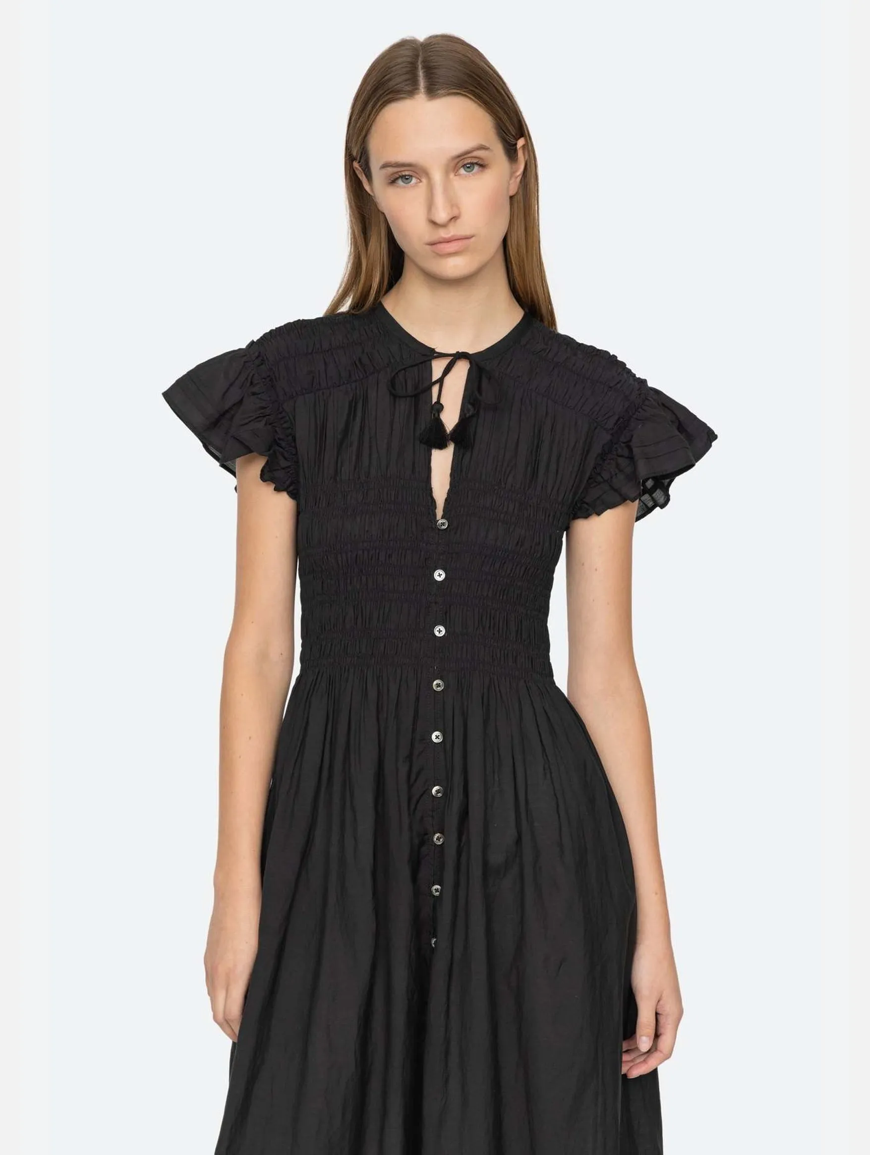 Nomi Sleeveless Dress in Black