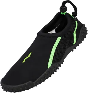 NORTY Big Kids 4-8 Black-Lime Watershoe 15525BK