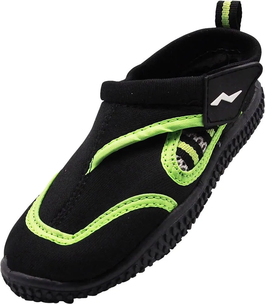 NORTY Boys 11-4 Black-Lime 2 Watershoe C1102K