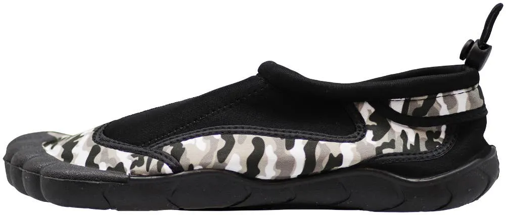 Norty MEN'S 8-13 WATER SHOE 5 TOE BLACK CAMO