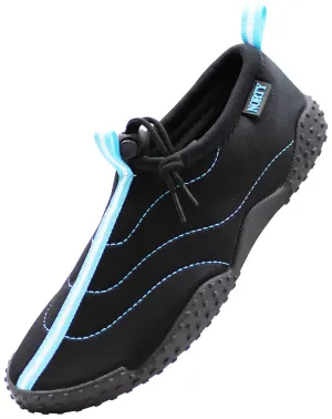 Norty WOMEN'S 5-10 WATER SHOE BLACK TURQUOISE   38794
