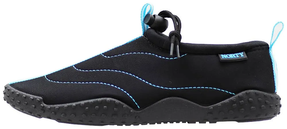 Norty WOMEN'S 5-10 WATER SHOE BLACK TURQUOISE   38794