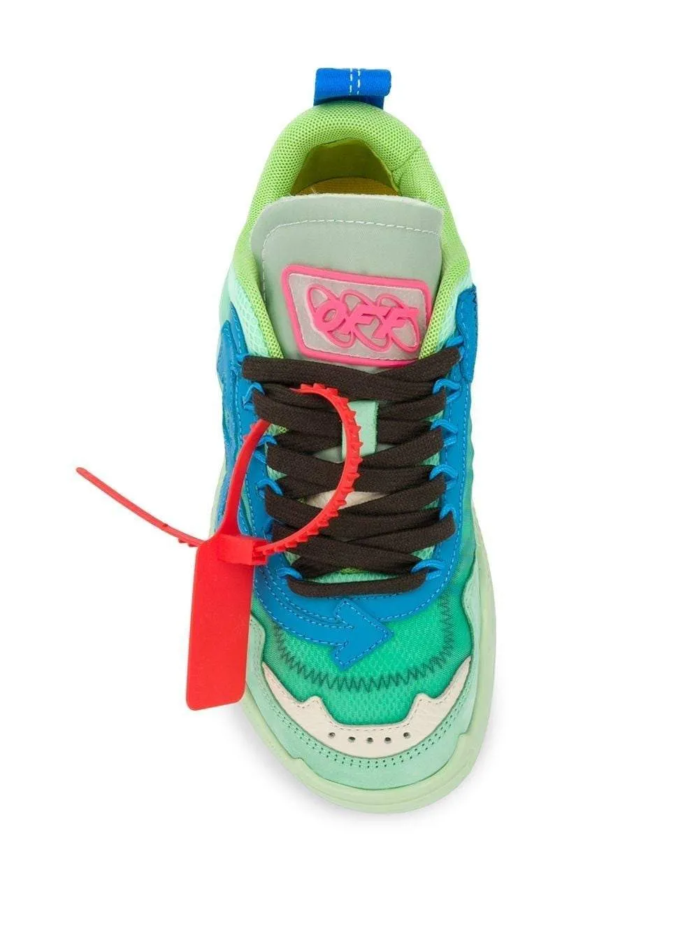 OFF-WHITE odsy-1000 light green sneakers