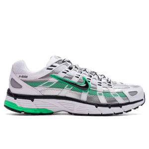 P-6000 - White/Black/Metallic Silver/Spring Green
