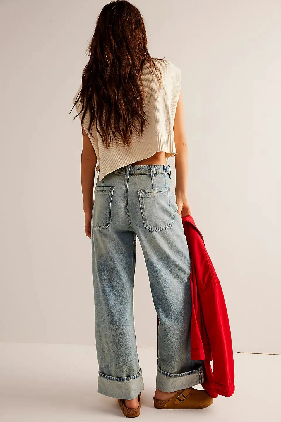 Palmer Cuffed Jeans - La La Land - Light Blue