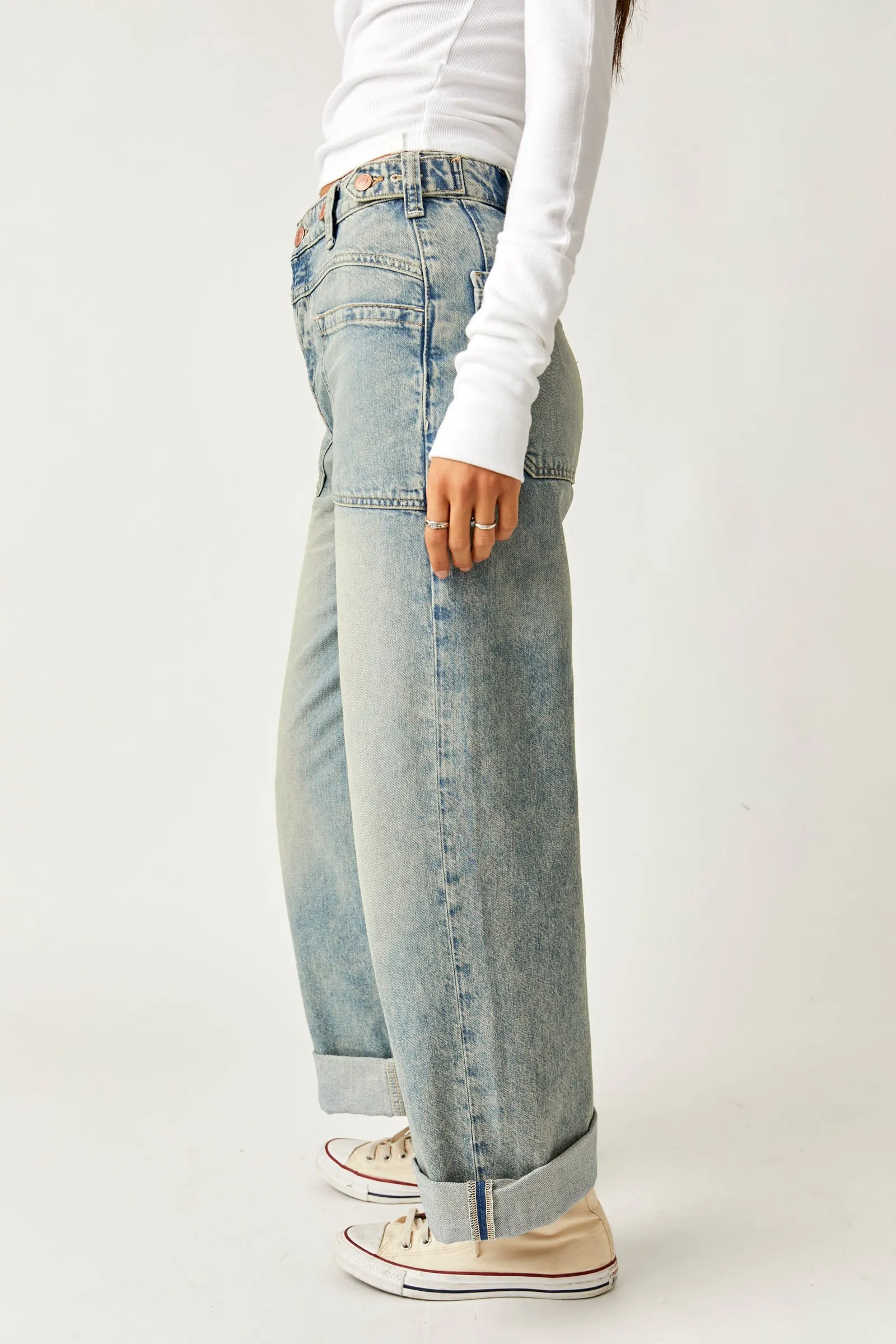 Palmer Cuffed Jeans - La La Land - Light Blue