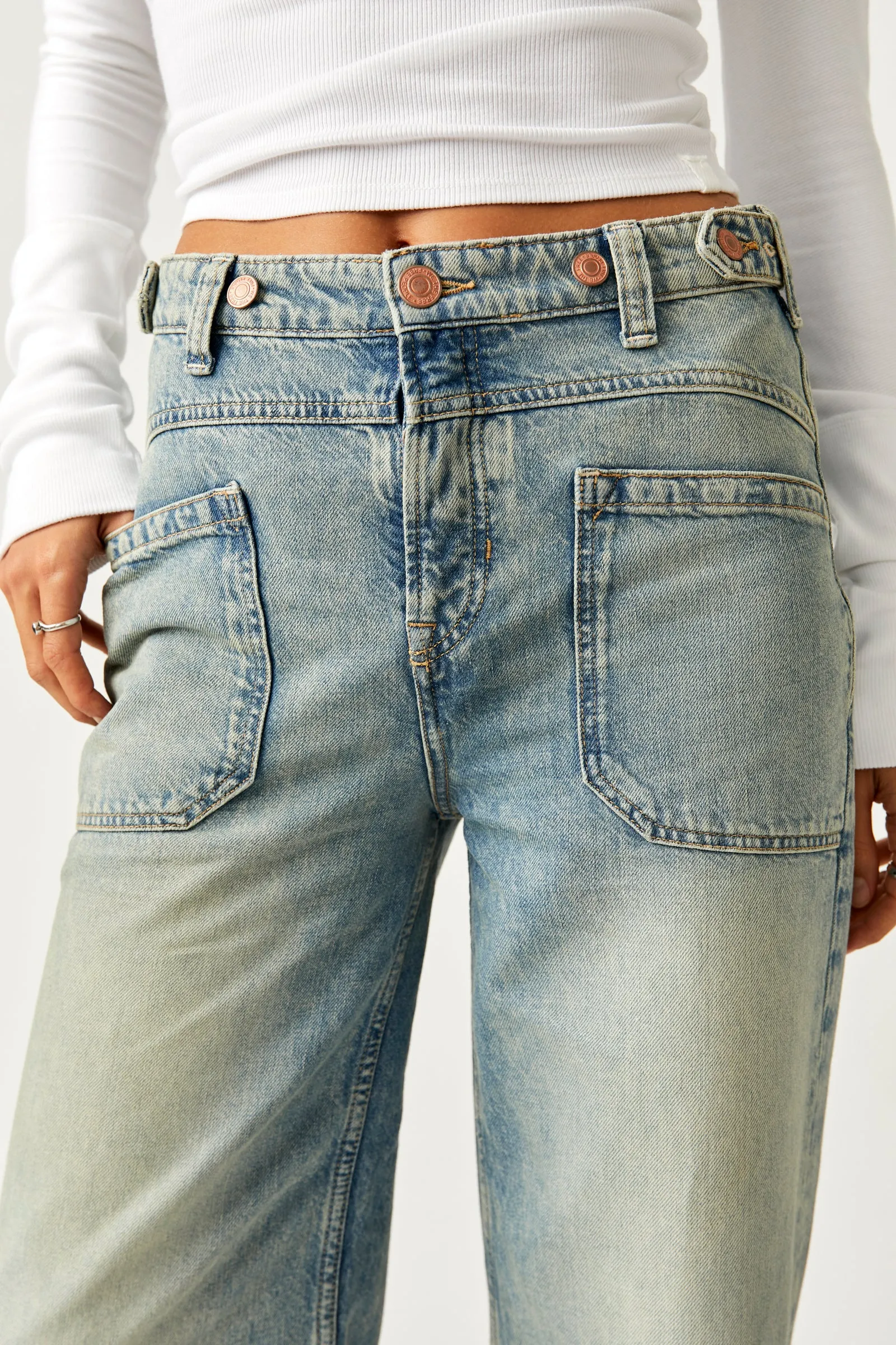 Palmer Cuffed Jeans - La La Land - Light Blue