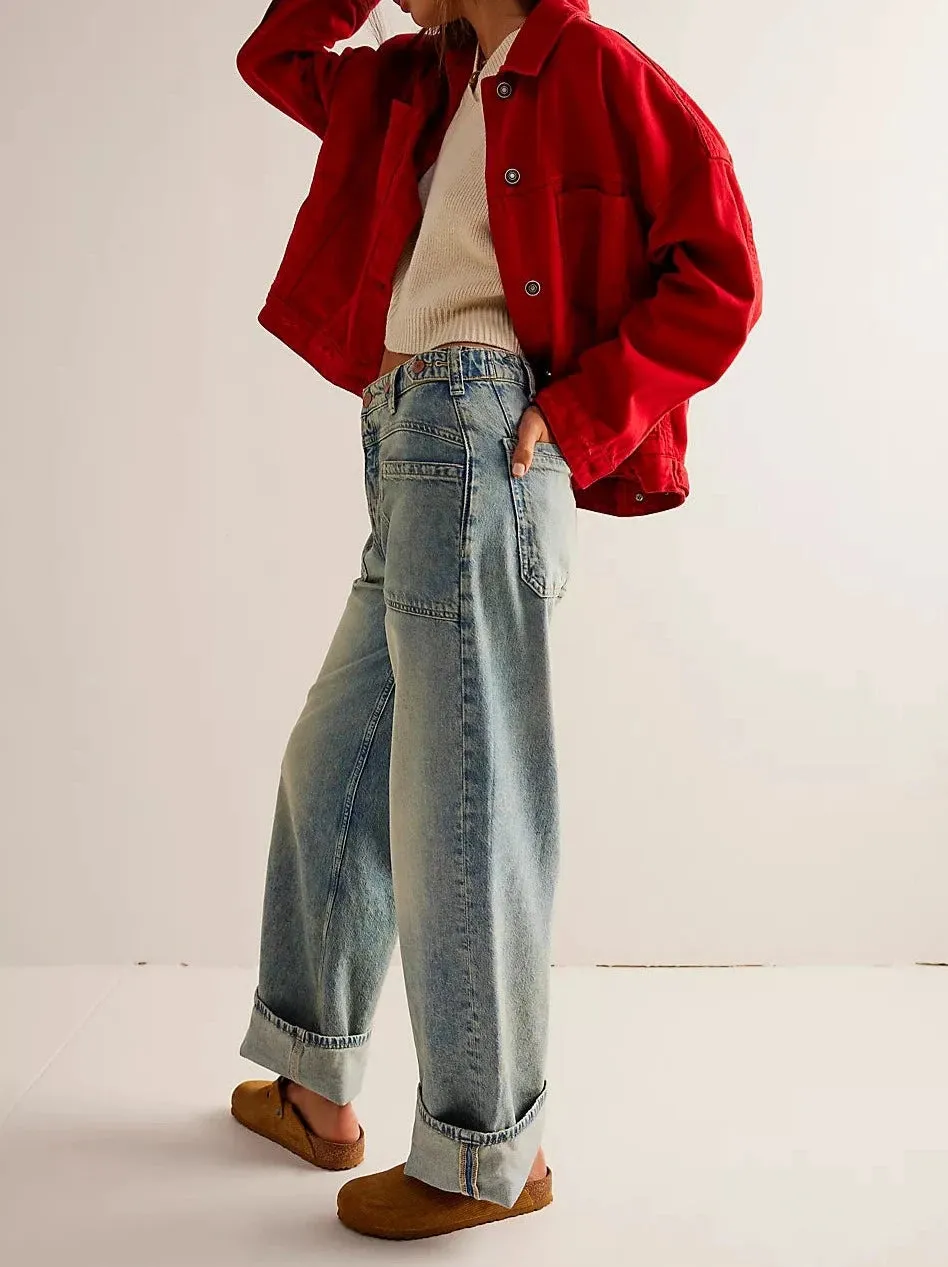Palmer Cuffed Jeans - La La Land - Light Blue