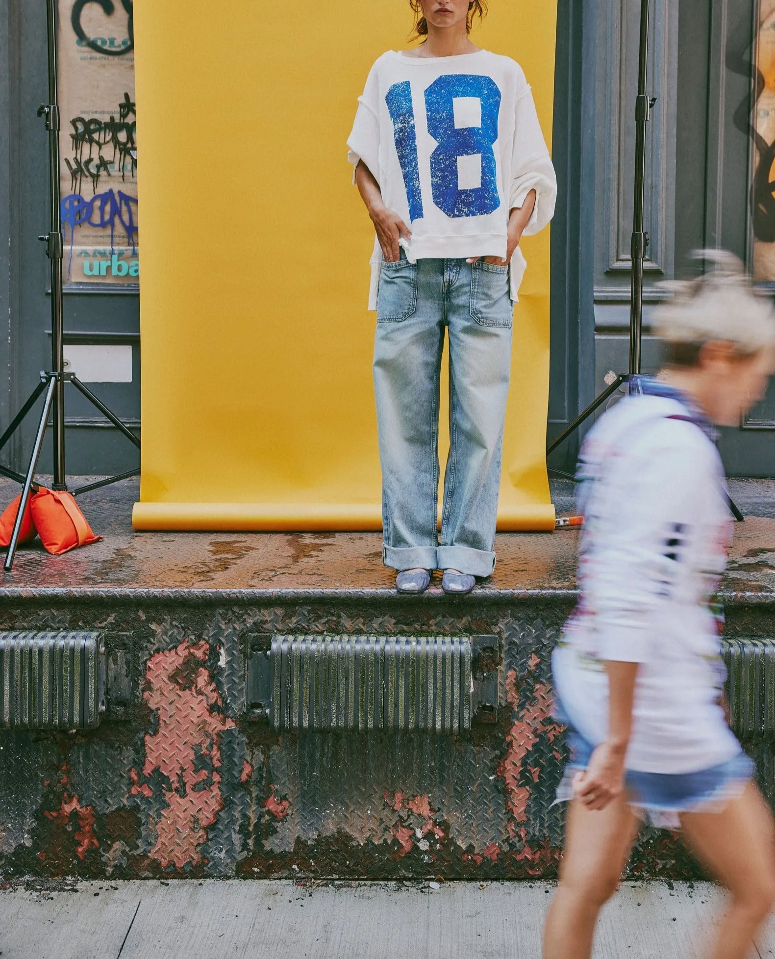 Palmer Cuffed Jeans - La La Land - Light Blue