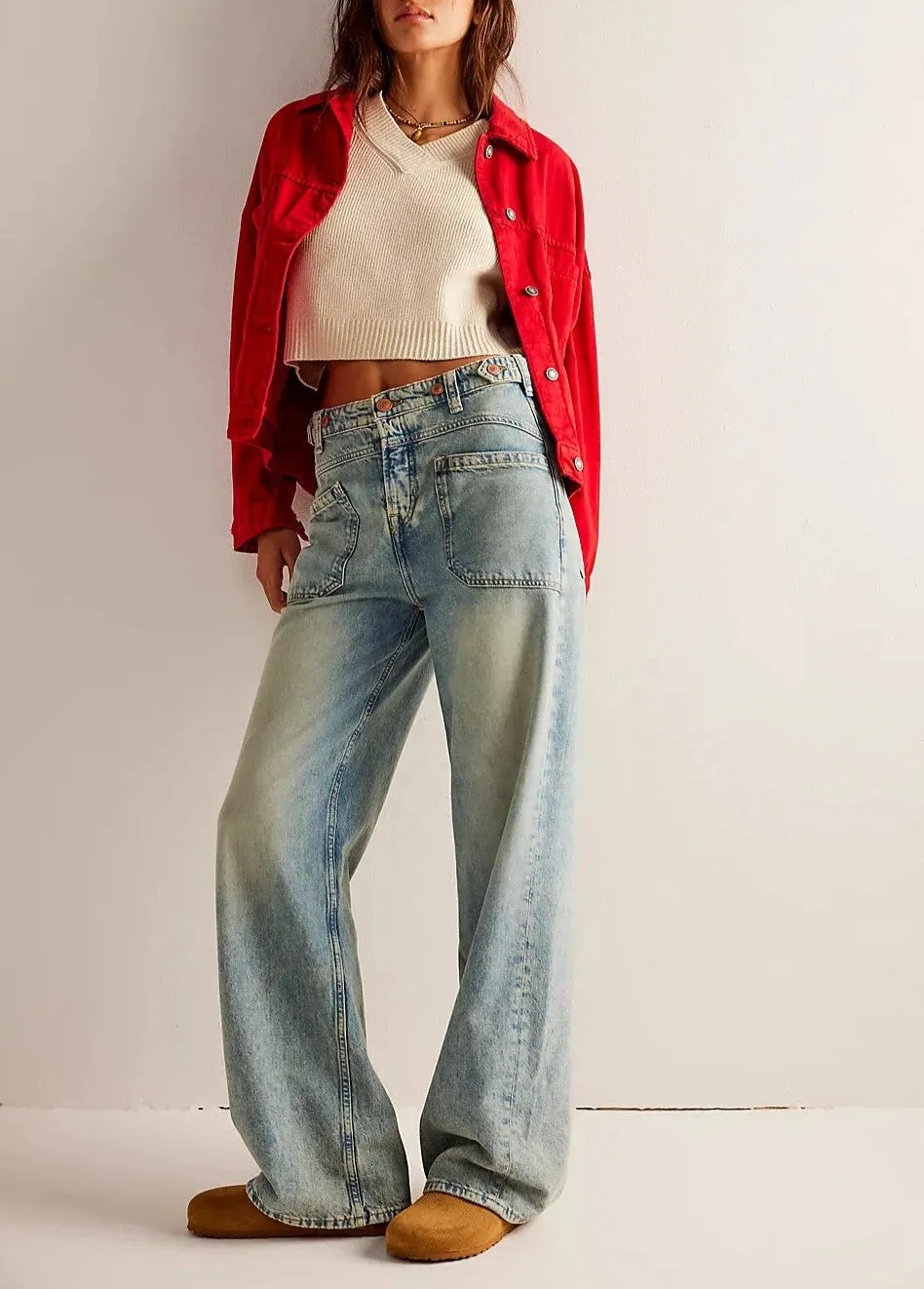 Palmer Cuffed Jeans - La La Land - Light Blue