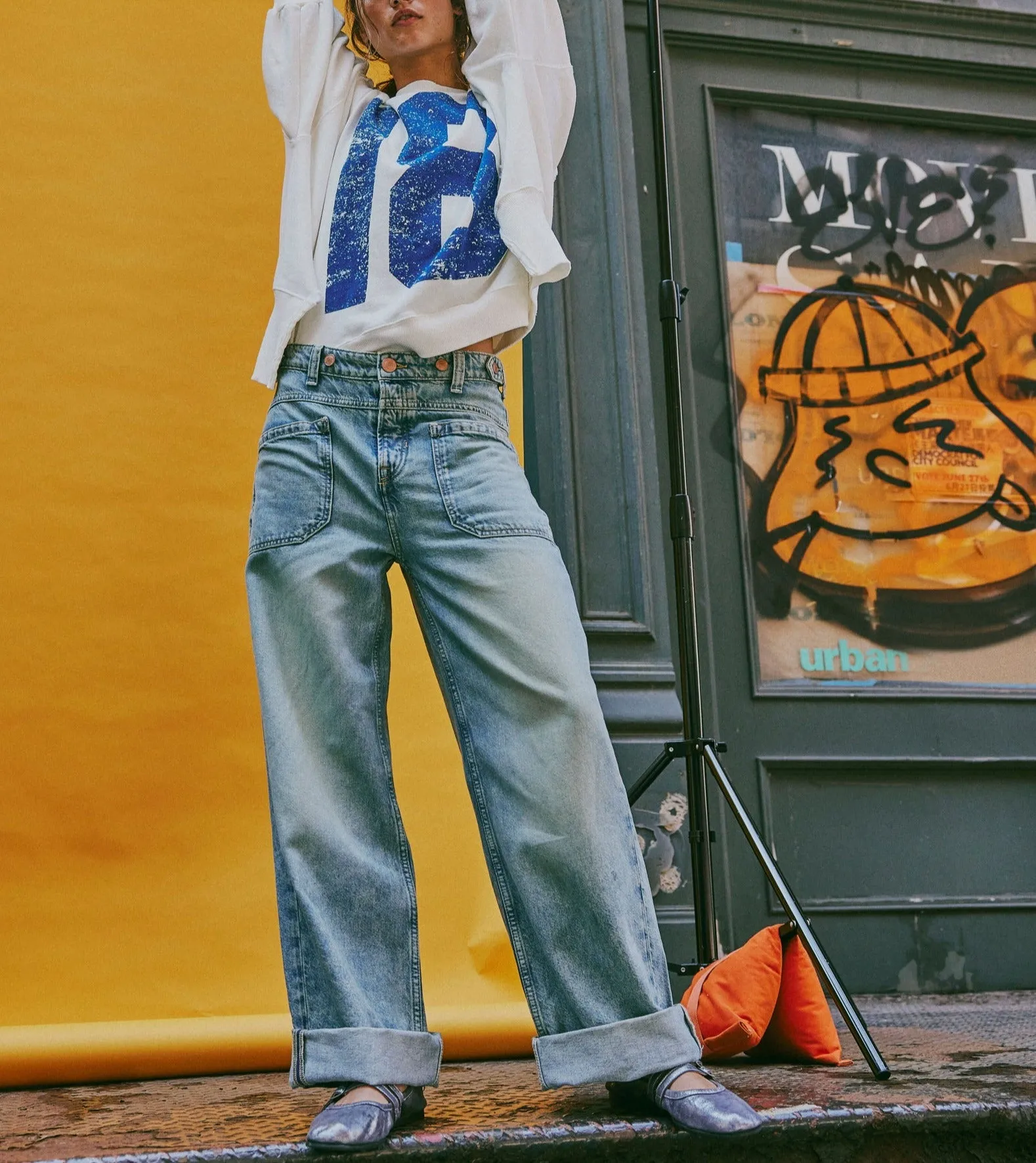 Palmer Cuffed Jeans - La La Land - Light Blue