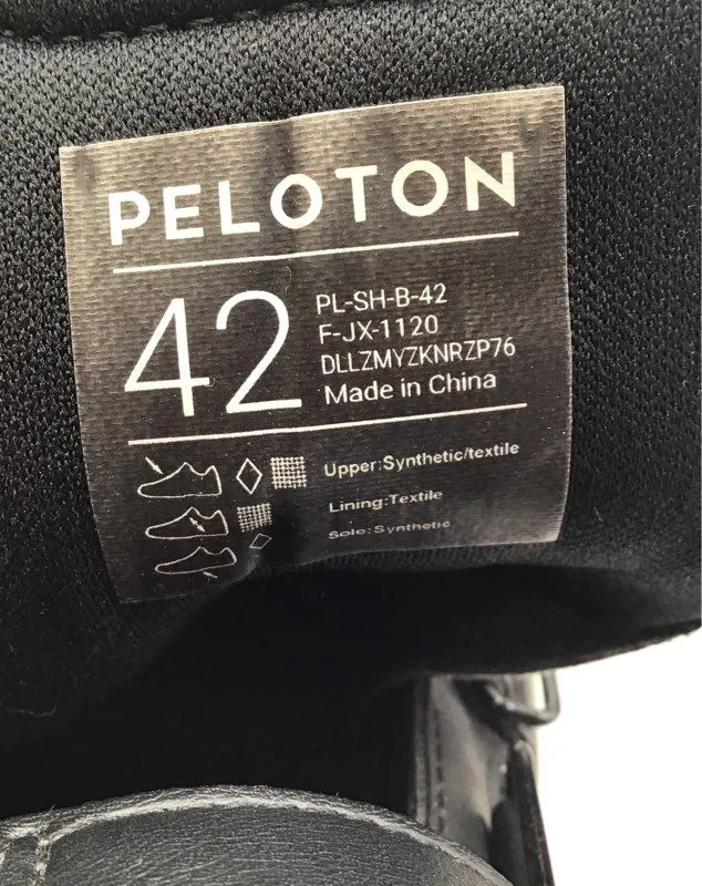 Peloton Men's PL-SH-B-42 Black Cycling Shoes - Size 42